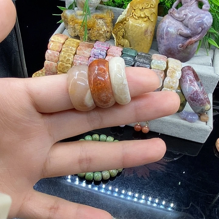未镶嵌查罗石手串戒圈