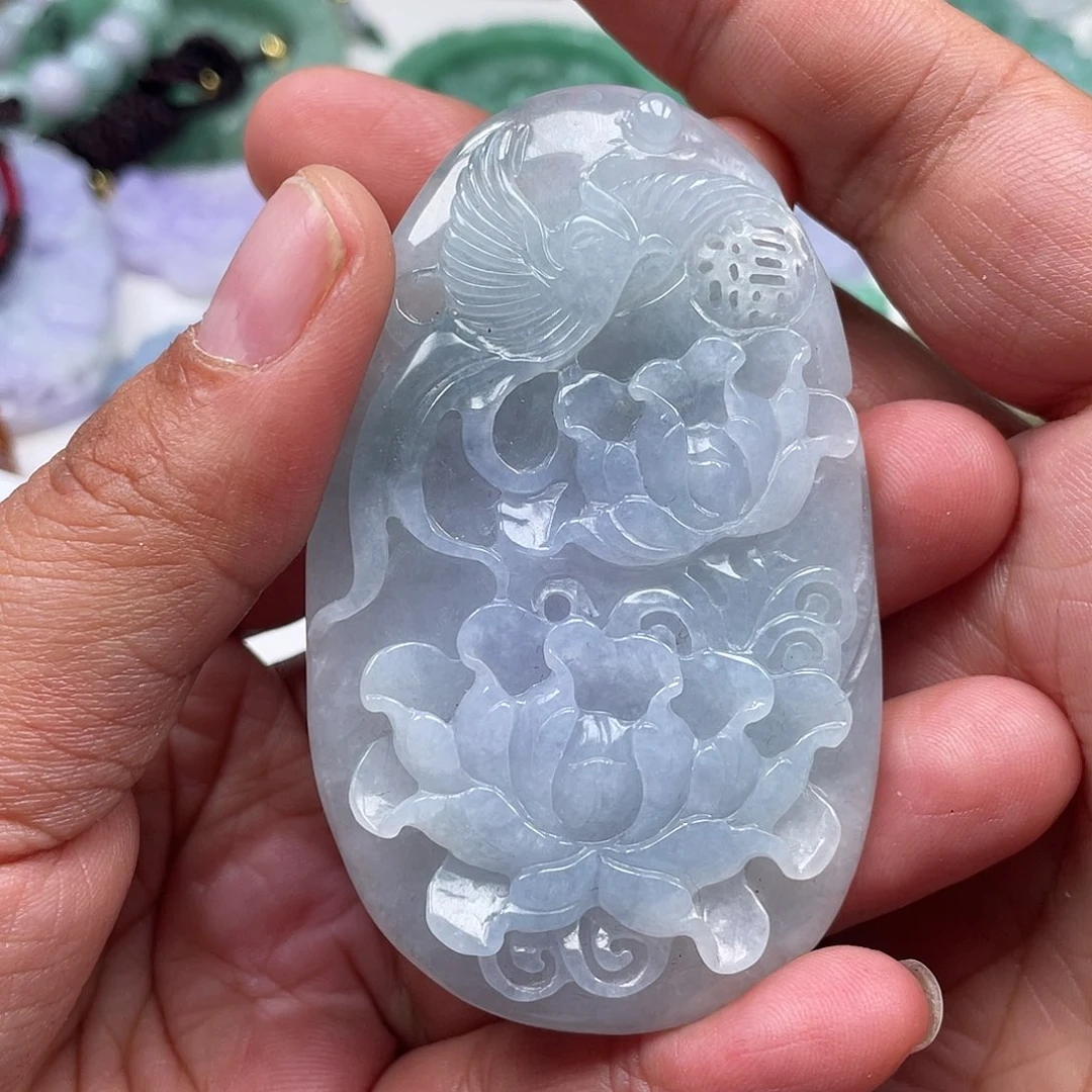 颈饰未镶嵌翡翠翡玉缘翡翠