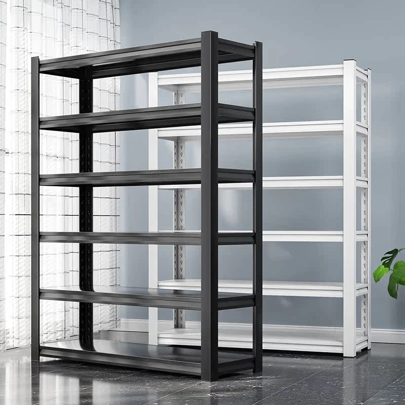 家用置物架货架多层落地收纳架客厅书架仓库阳台储物架钢制铁架子
