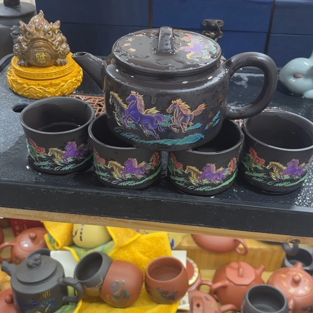 茶杯紫砂紫砂一壶4杯