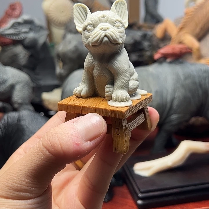 东北石松花石摆件