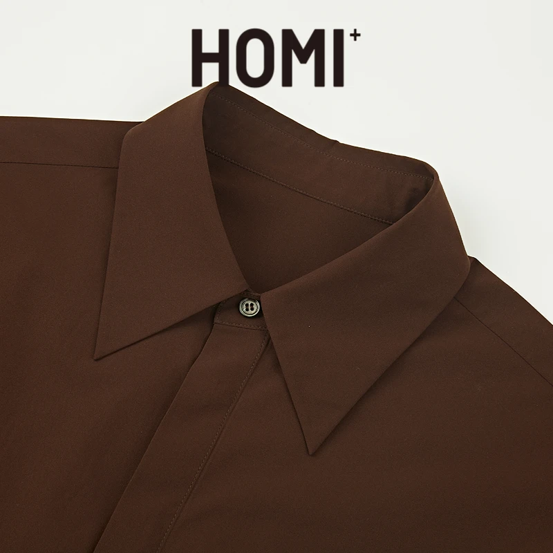 Herizen · 早秋新品SOLONA弹力丝男士长袖衬衫NFC03003