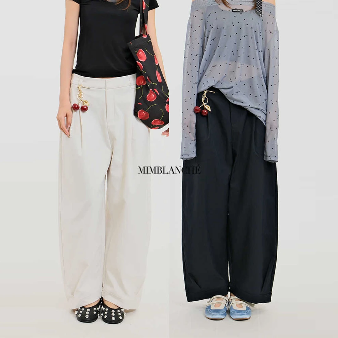 MIMBLANCHE设计师品牌吊坠宽松气球裤休闲女 DSC买手店 CY5M27027