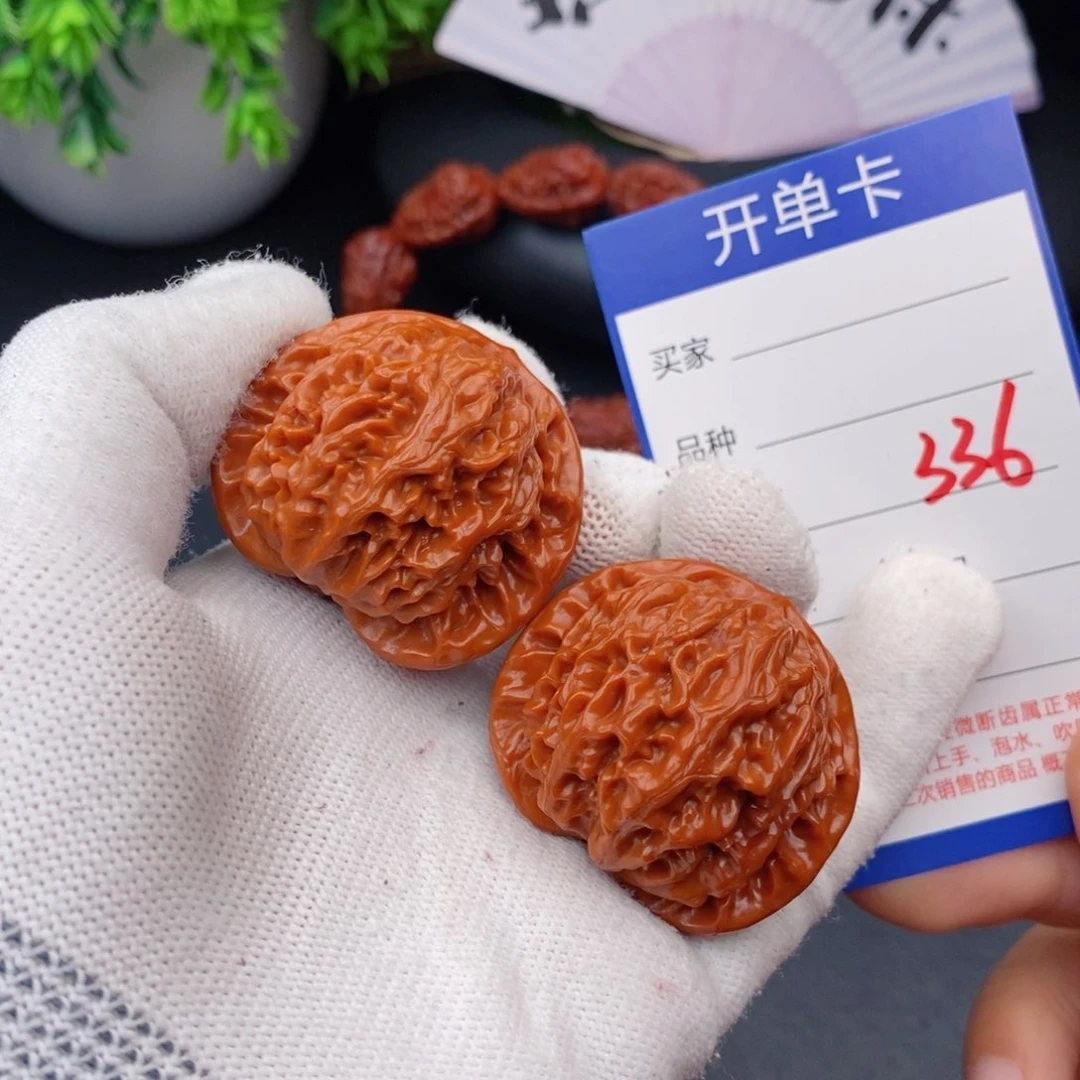 文玩核桃把件40宫灯336