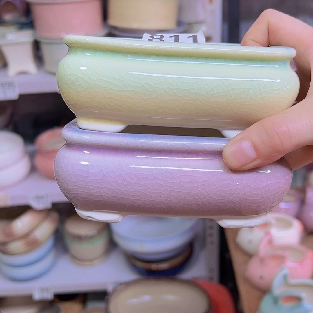 陶瓷花盆当场满12包邮