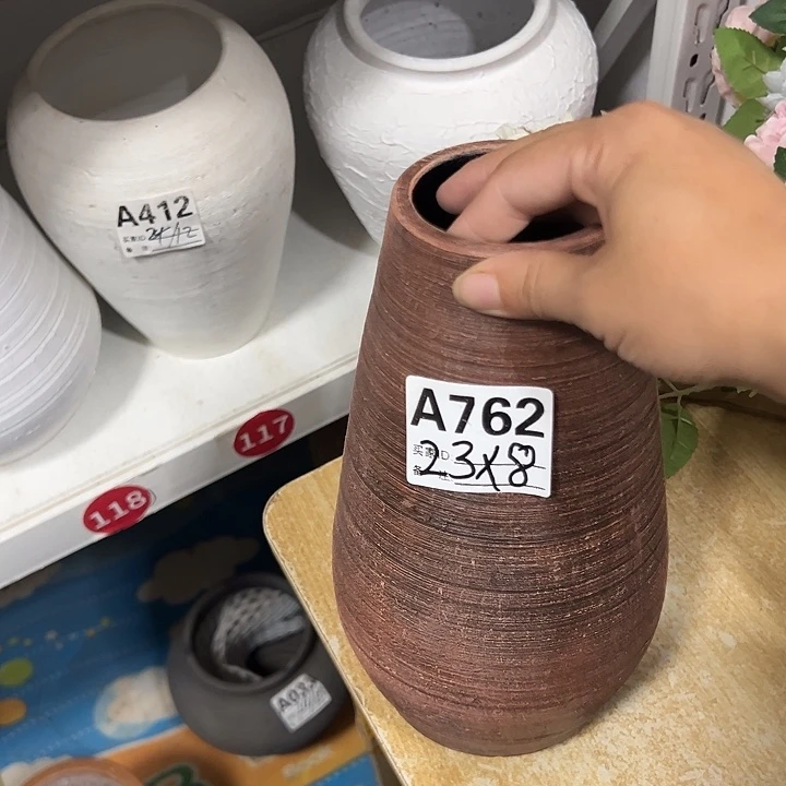 粗陶盆默认打孔高23口8