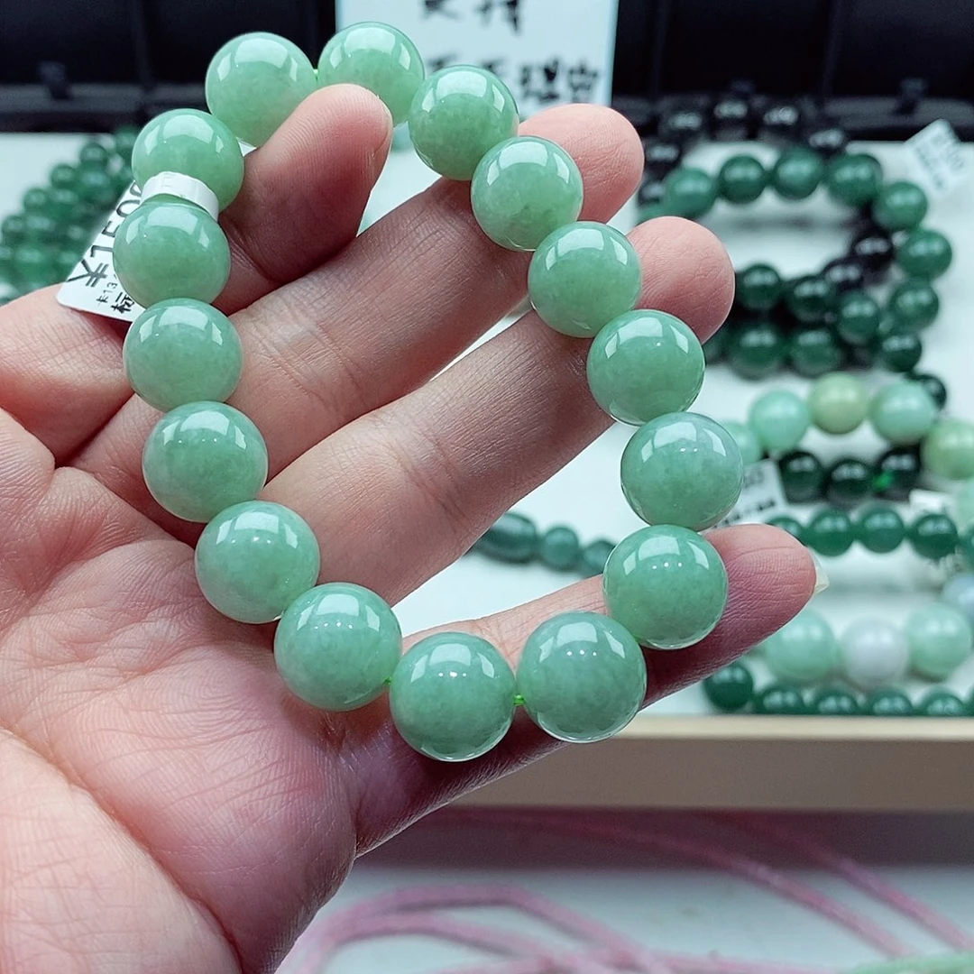 翡翠未镶嵌毛衣链