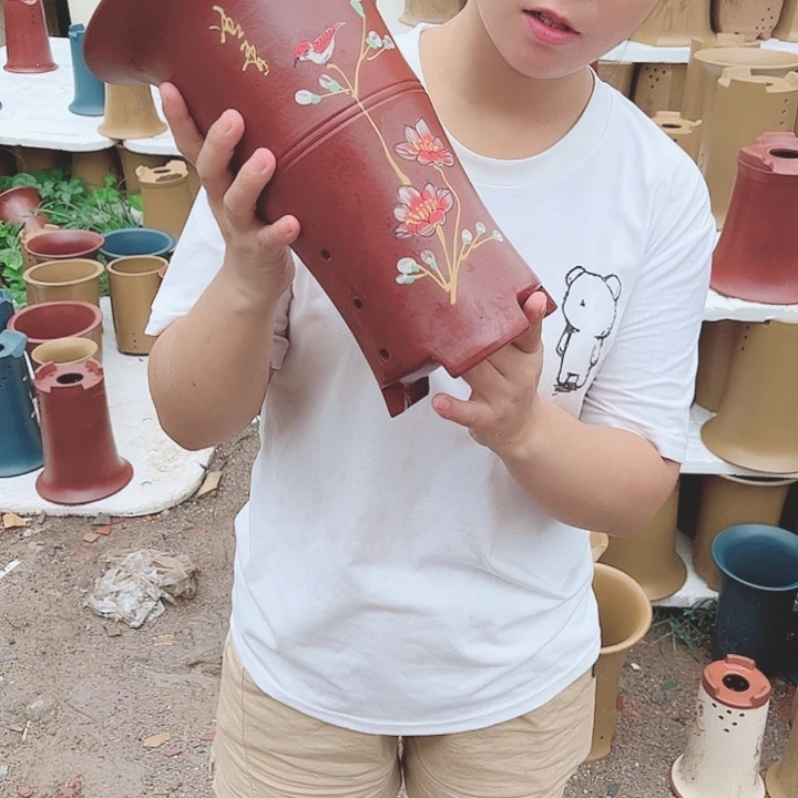 宜兴紫砂精品花盆