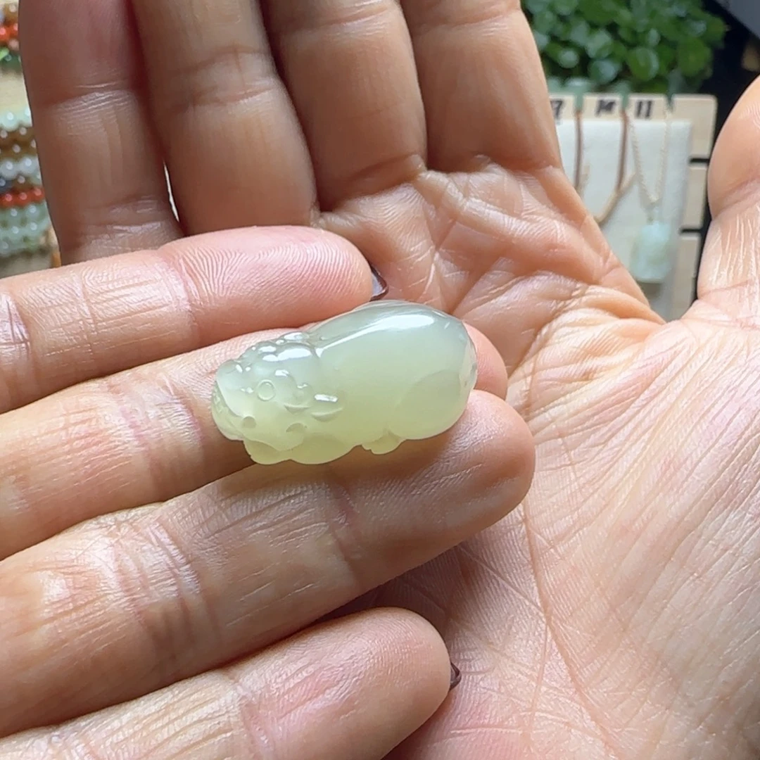 花***真和田玉未镶嵌手绳