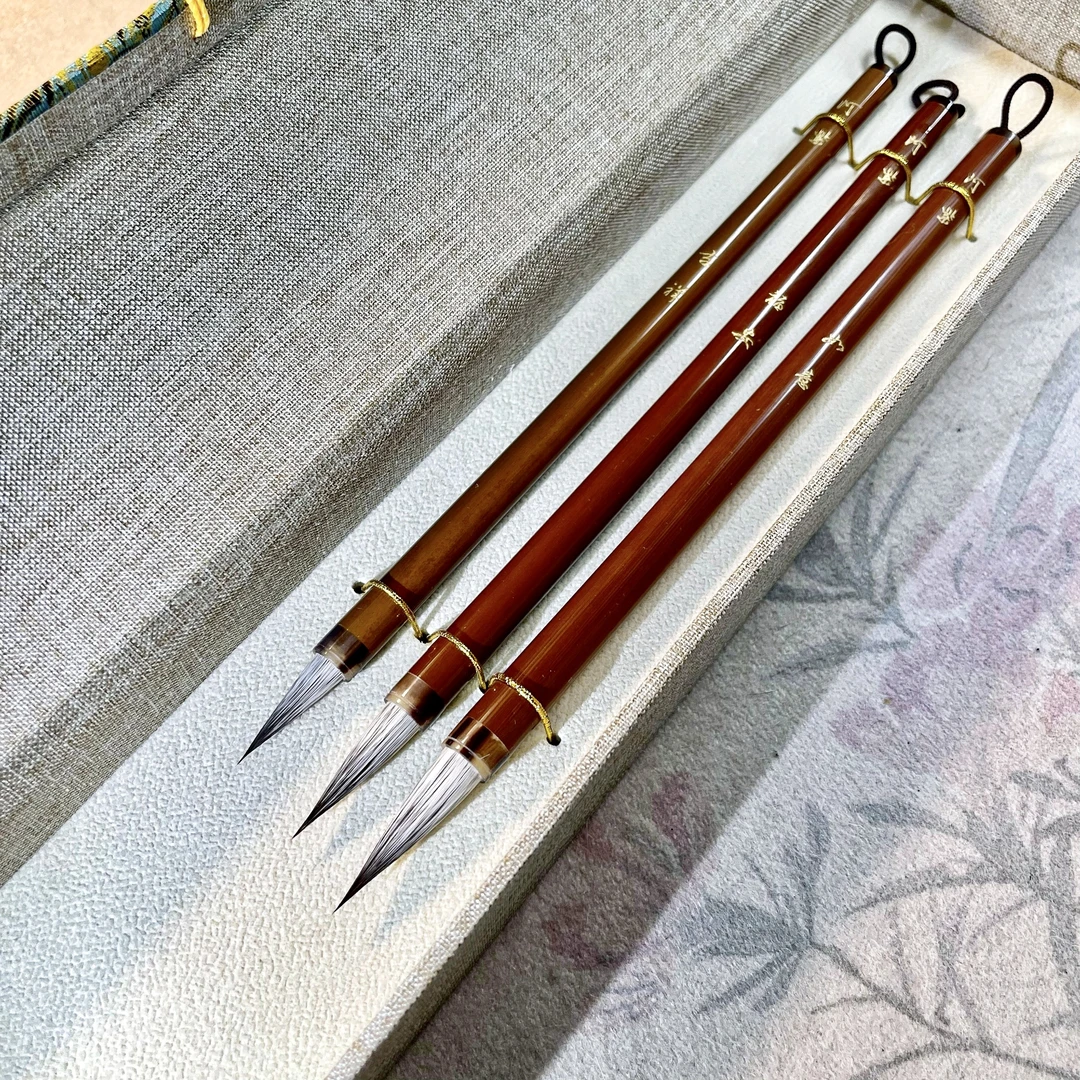 【如意福安】纯毛料狐毫笔楷行草笔尖锋利柔润