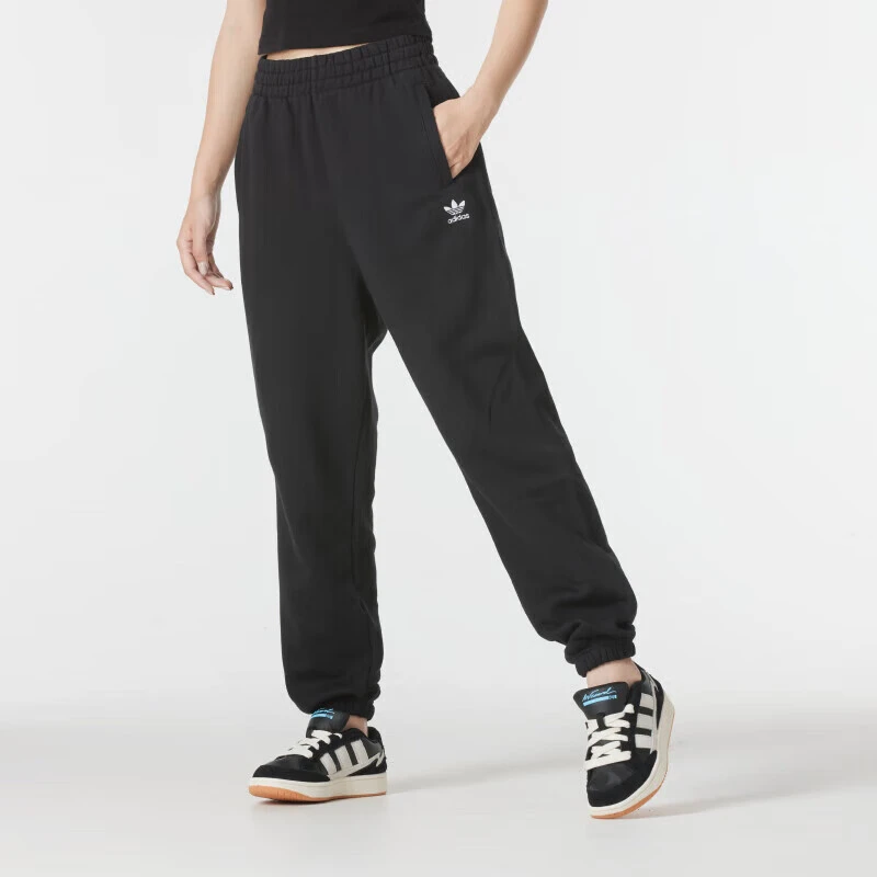 adidas/阿迪达斯三叶草女裤 冬季新款运动裤卫裤休闲针织棉质长裤