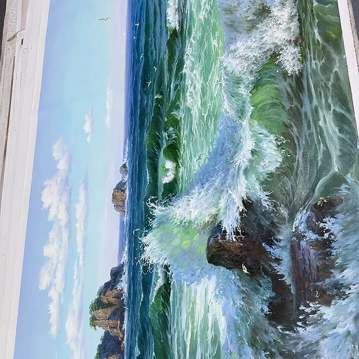 油画恭喜一直一直在