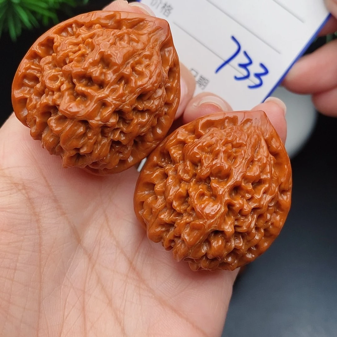 文玩核桃把件37官帽733