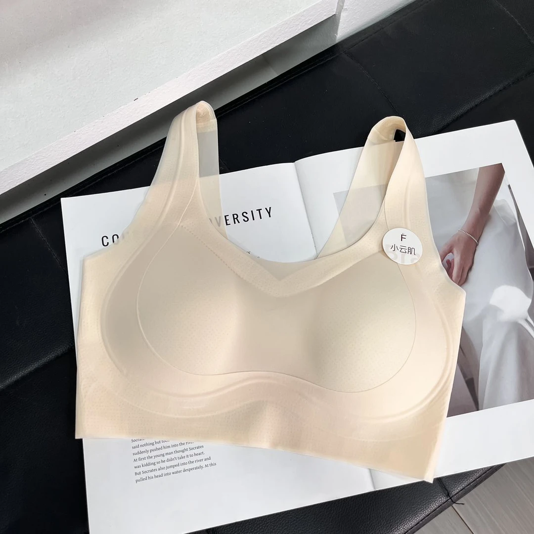 超薄透气宽肩美背文胸无痕聚拢舒适内衣女背心式 1356 （zongxin）