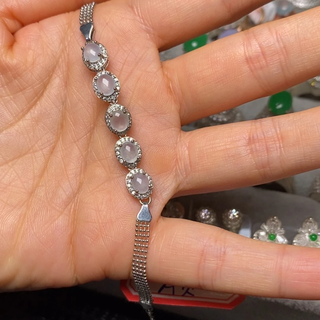 翡翠手链未镶嵌手链