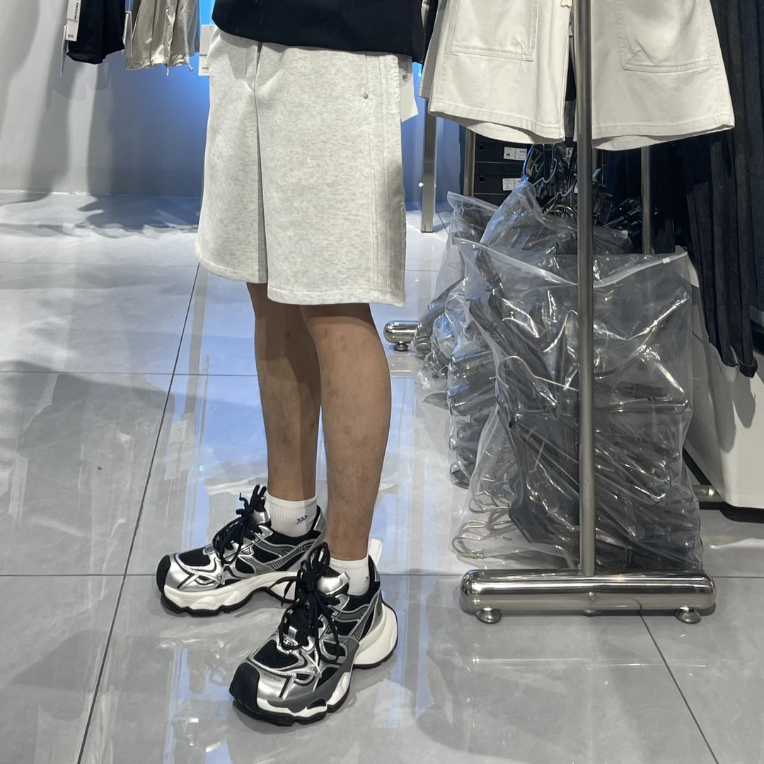 2025男士百搭时尚潮流宽松简约休闲短裤男款休闲裤运动针织夏季