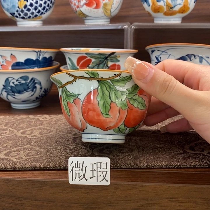 釉下老陶泥手工绘制