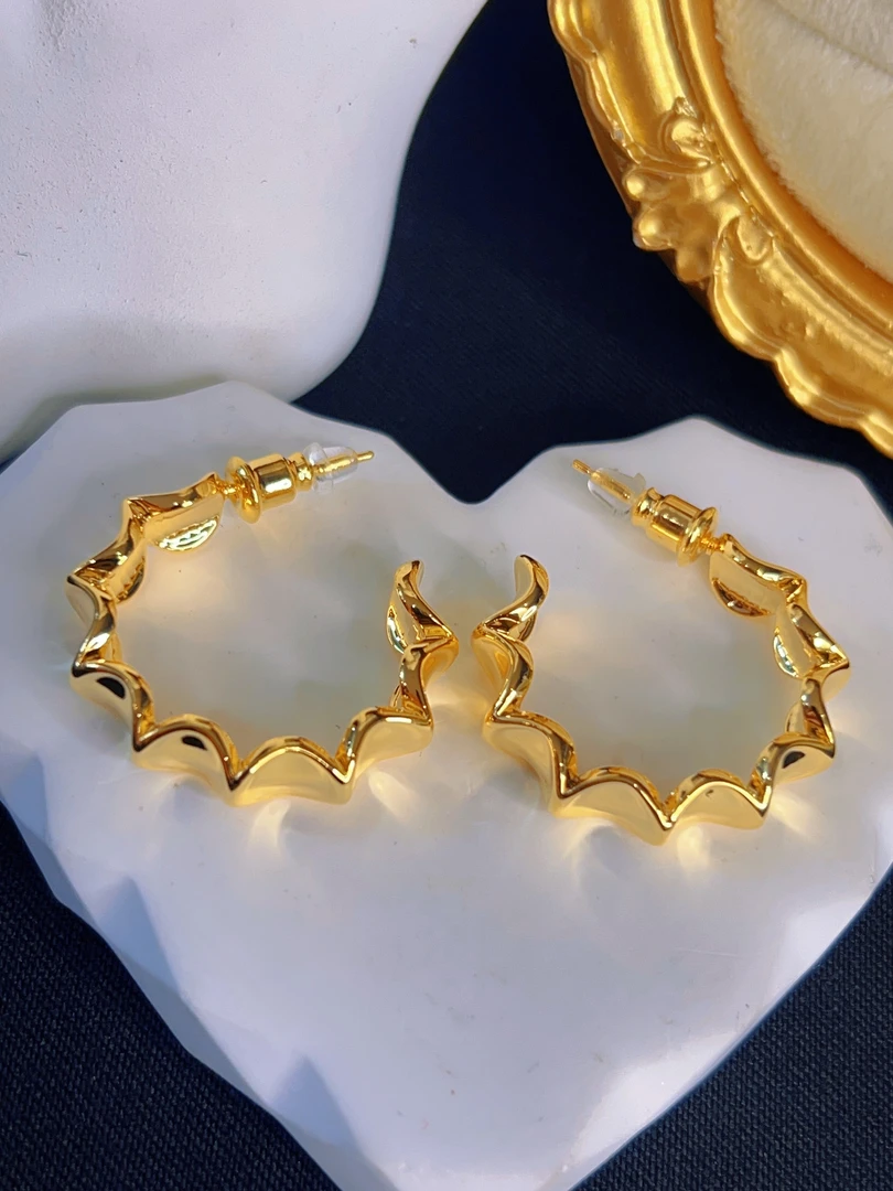 钛钢耳饰 哈尼西牧钛钢时尚百搭耳环#0007893