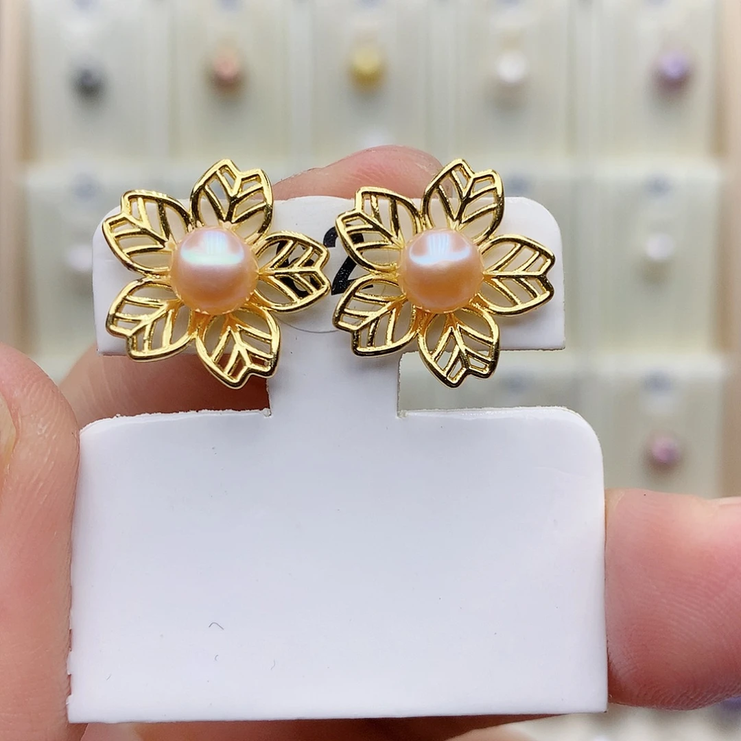 银S925镶嵌淡水珍珠颈饰