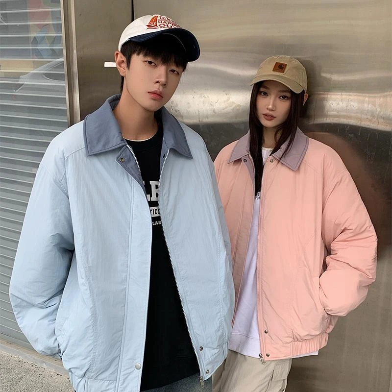 2025秋冬季新款情侣保暖外套情侣1