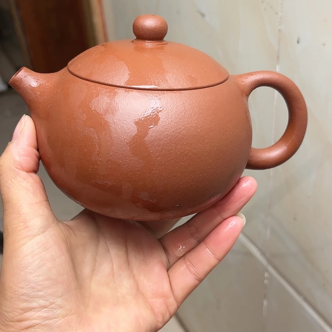 紫砂茶壶降坡泥半手工400cc