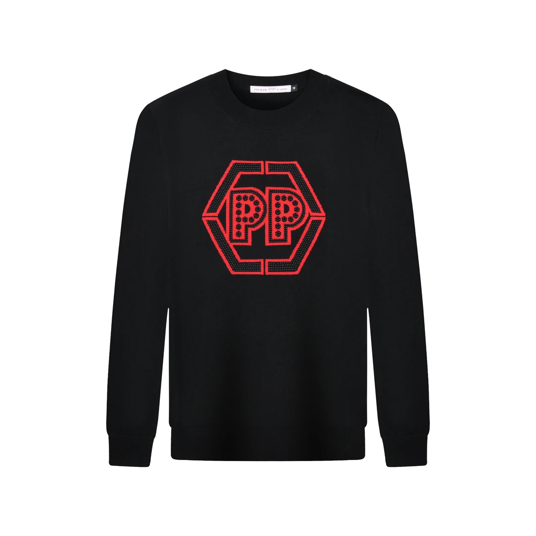 【PP】 秋冬新款男士时尚休闲百搭圆领长袖羊毛衫8453