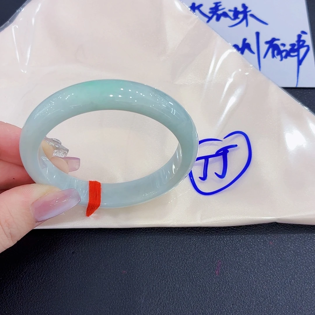 翡翠未镶嵌手镯天然缅甸翡翠手镯55