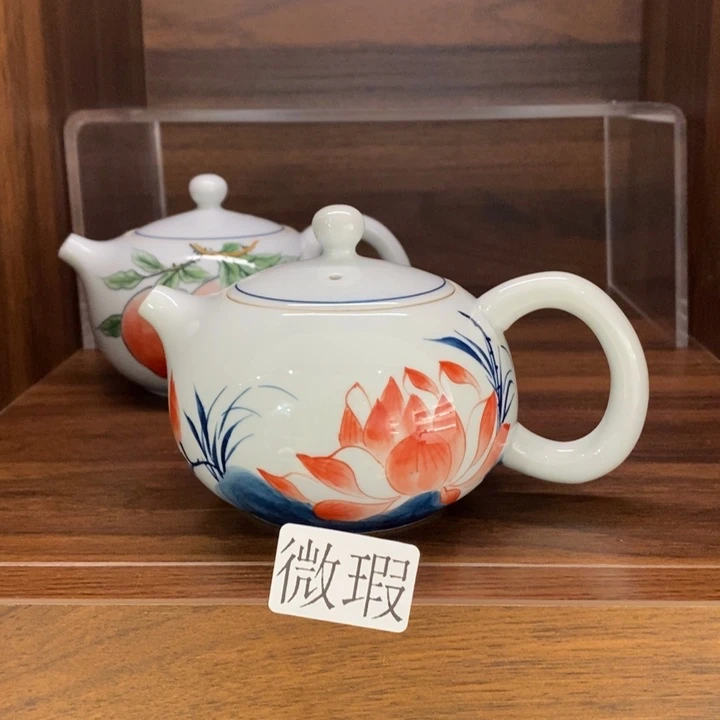 釉下老陶泥手工绘制