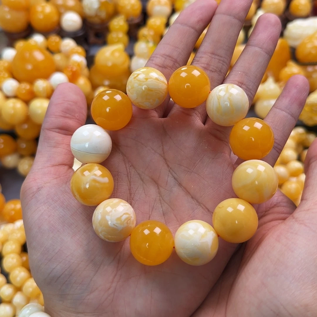 琥珀未镶嵌珠宝奇石19mm