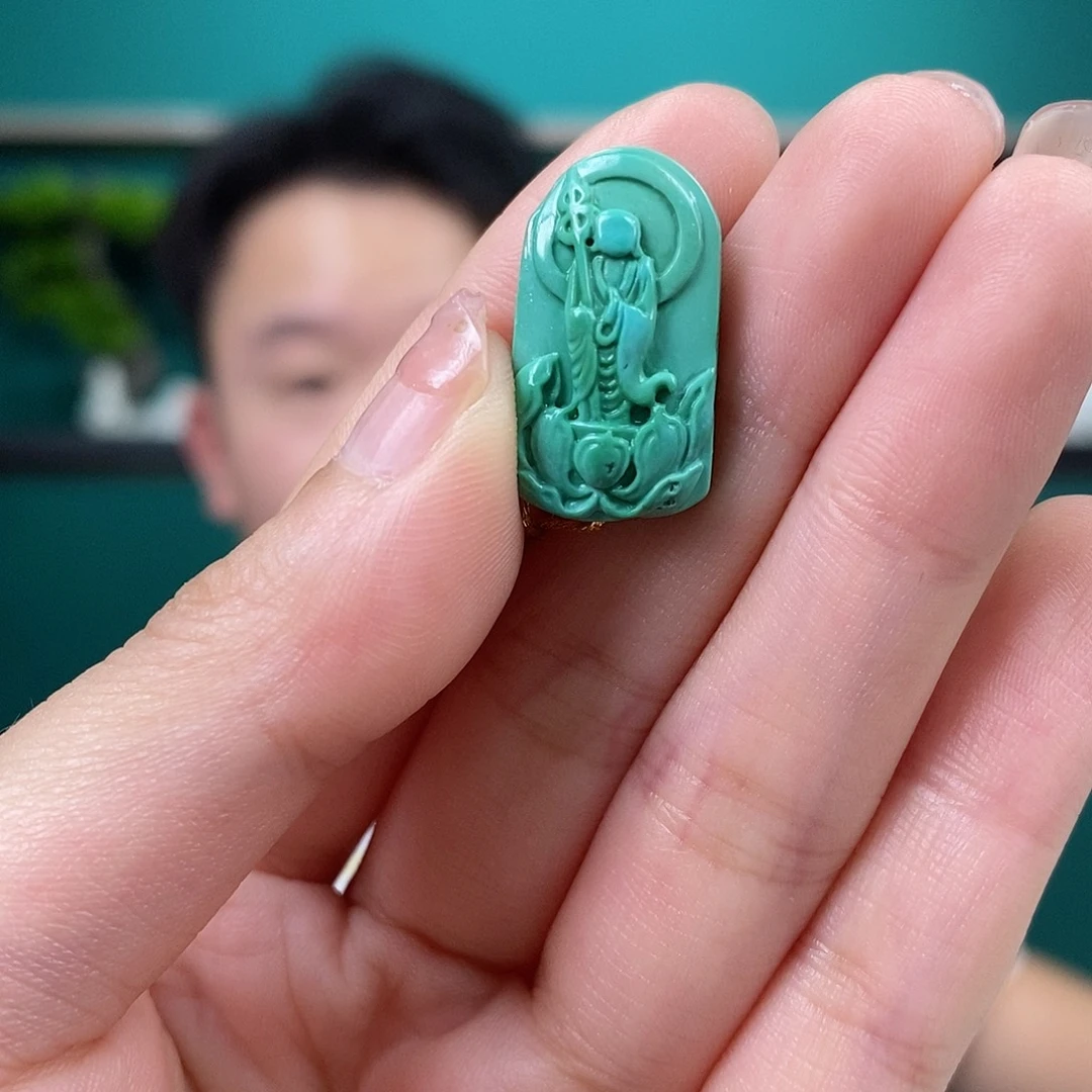 未镶嵌绿松石珠宝奇石