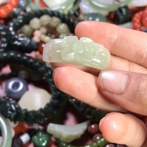 未镶嵌和田玉手机链小*
