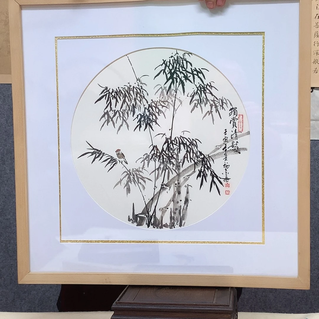 纸本手绘国画作品定制