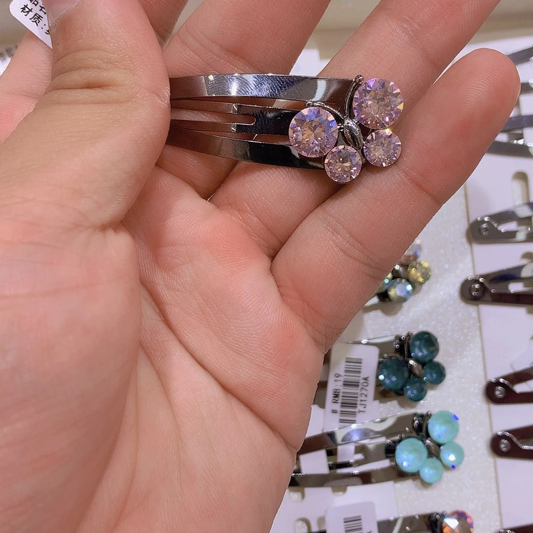 铜合金仿水晶蝴蝶拜拜