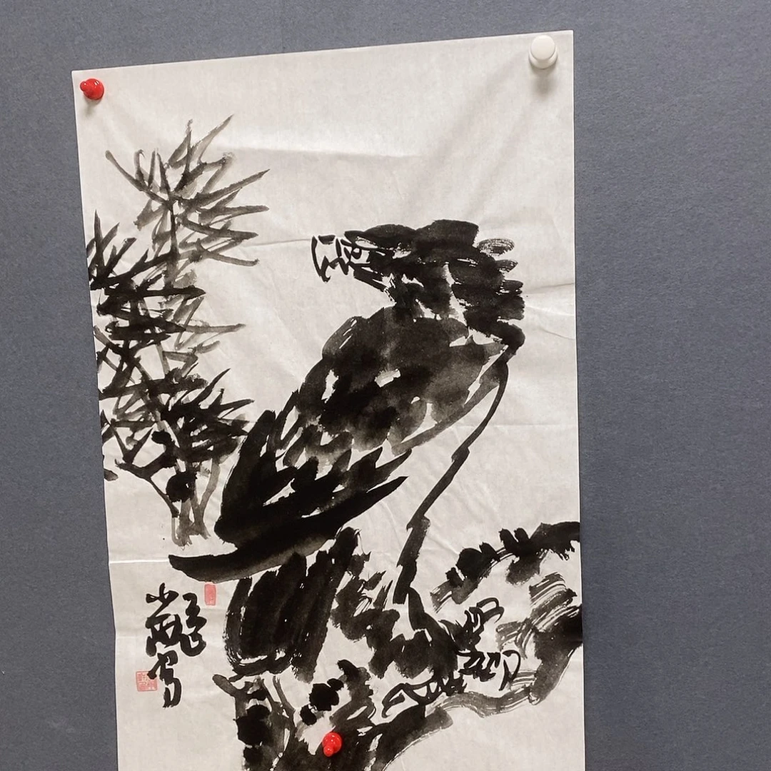 国画李雨轩45/70手绘画芯