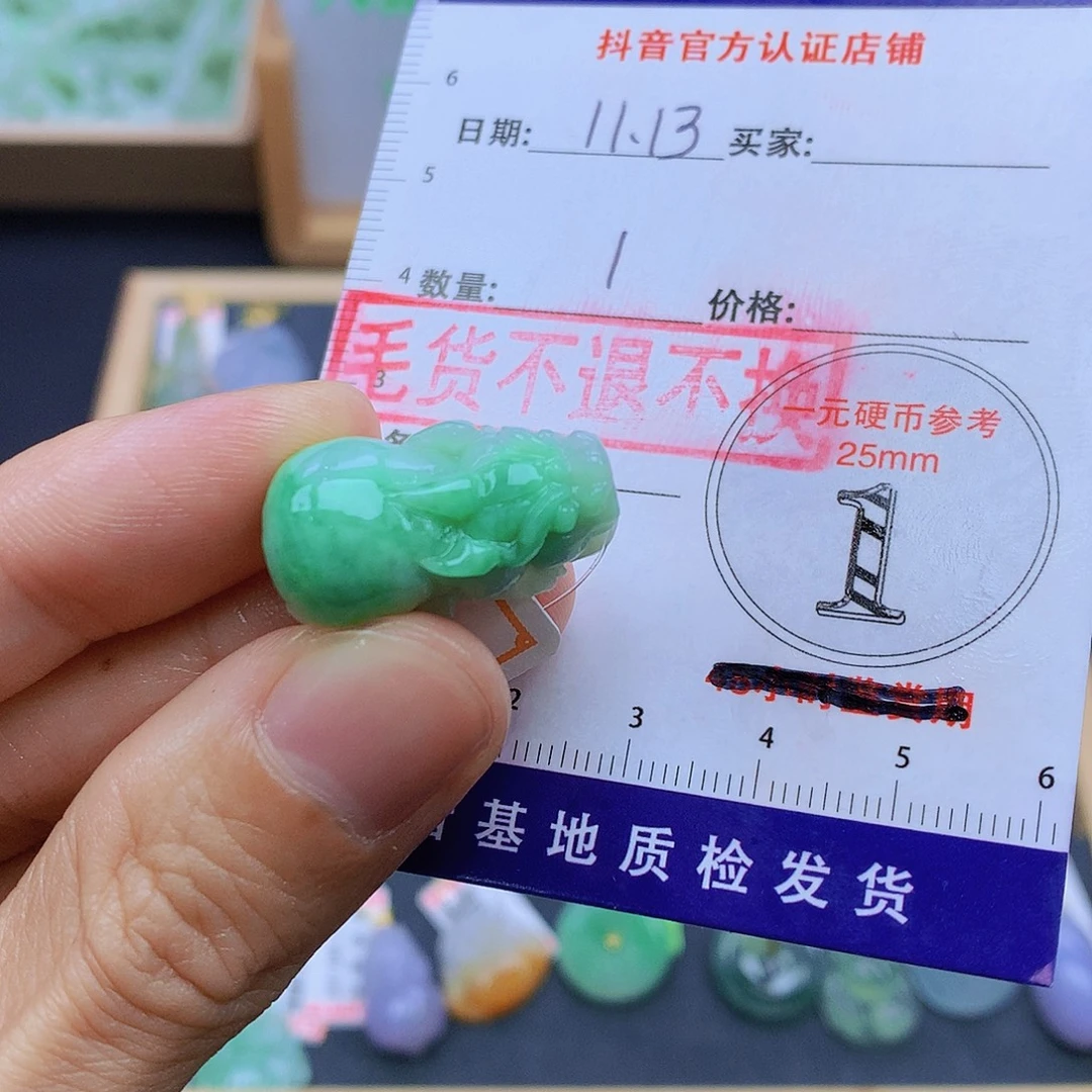 翡翠未镶嵌颈饰翡翠