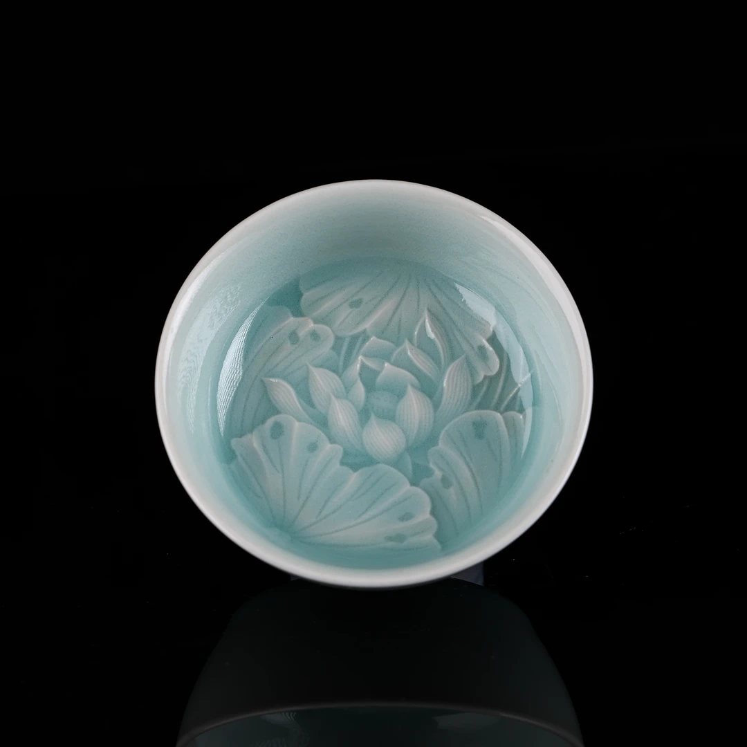 【汪汪茶器】荷趣 粉青 普洱杯 60cc （STCY00844）