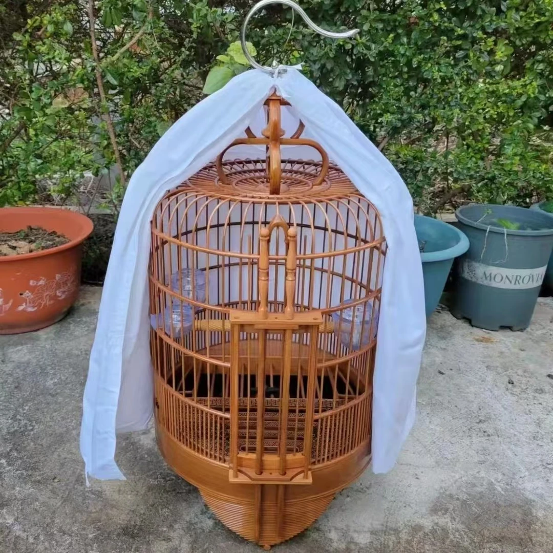 广西底广笼画眉鸟笼豪华楠竹全套配件包邮