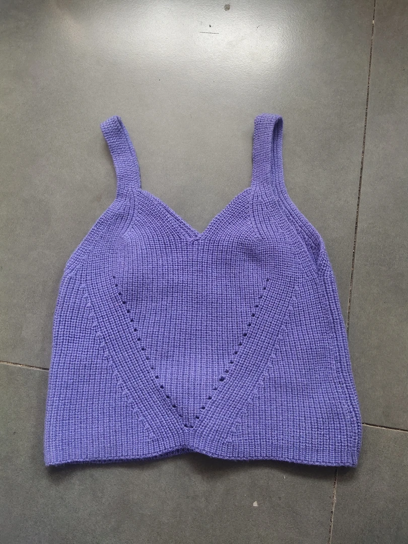 出口日韩，吊带背心针织衫