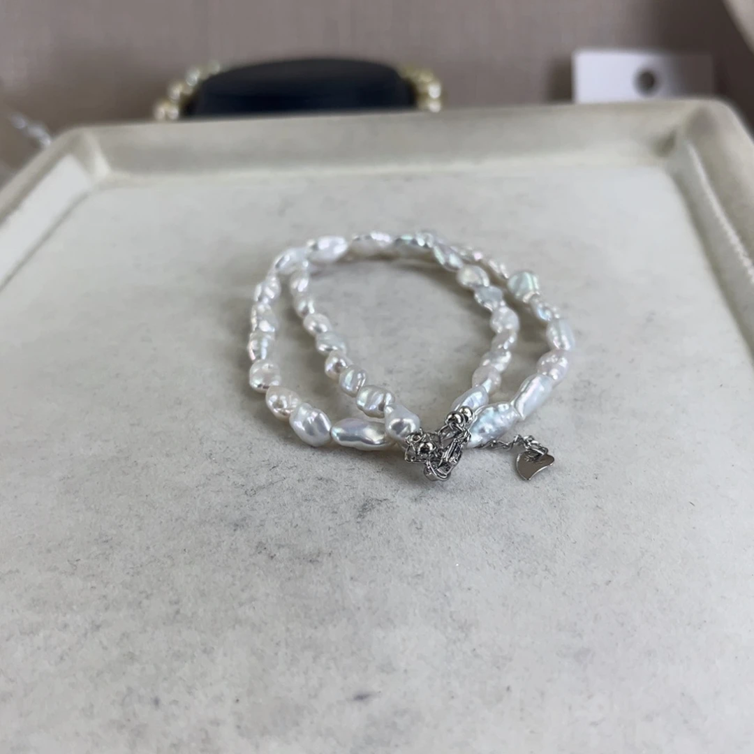 淡水珍珠未镶嵌项链【纯恬】