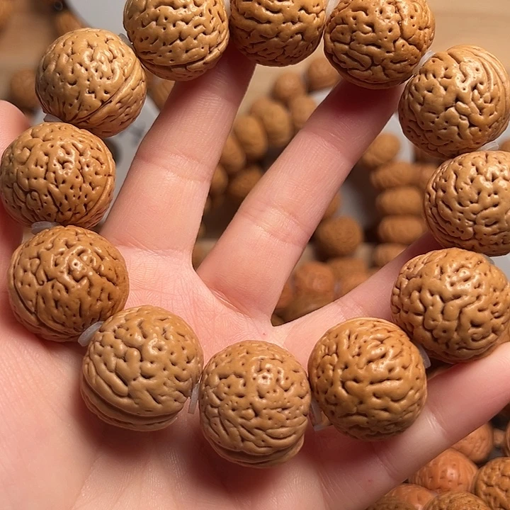 盗***贼吊坠桃核桃核手串柳叶满天星21➕尺寸