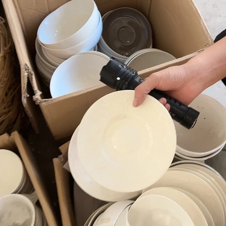 米色浮雕盘8支破损包赔不补发介意勿拍