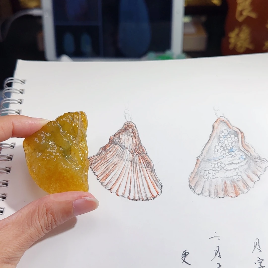 定制翡翠未镶嵌缅甸翡翠挂件