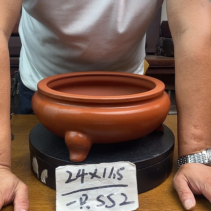 紫砂花盆货号一只SS2