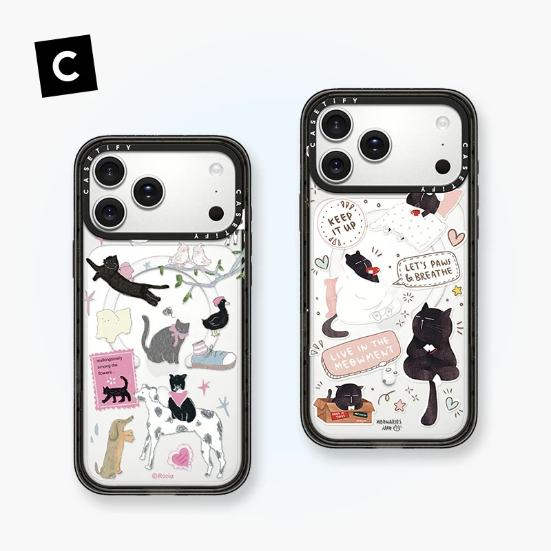CASETiFY 猫猫系列合集手机壳保护套防摔苹果iPhone16/17新