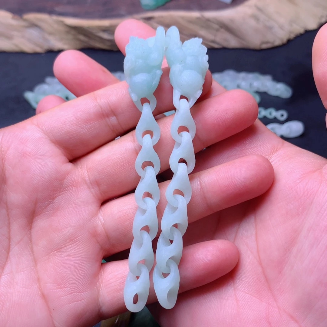 定制翡翠未镶嵌手链
