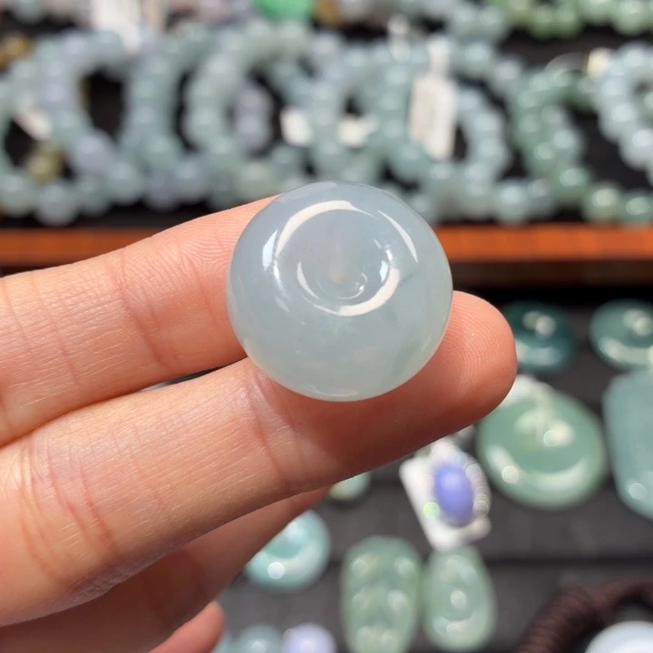 翡翠未镶嵌颈饰翡翠天然A货平安扣