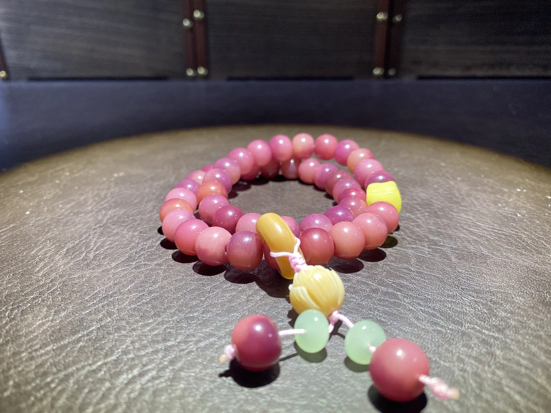 687乌梅子酱菩提手串qx687（无礼盒）