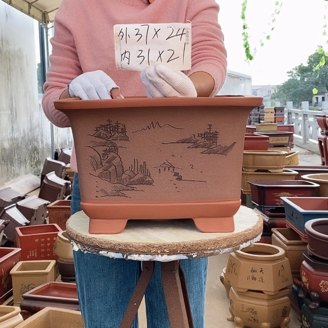 语***源花盆紫砂紫砂花盆