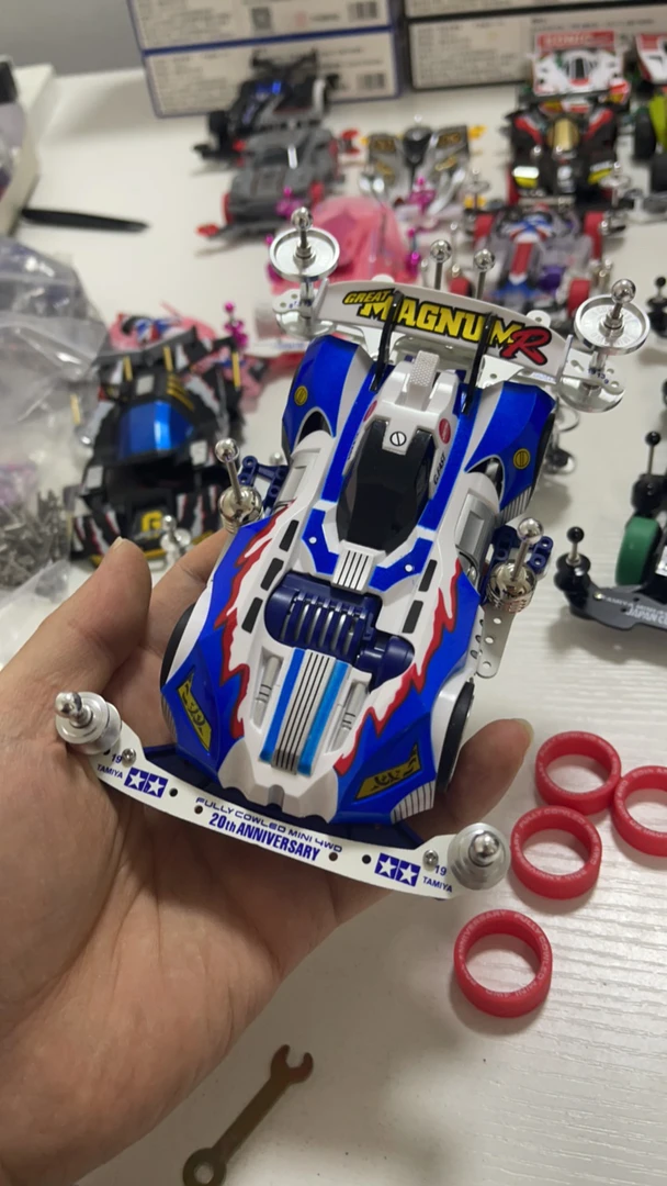 四驱车 8代豪 改装银色套件成品