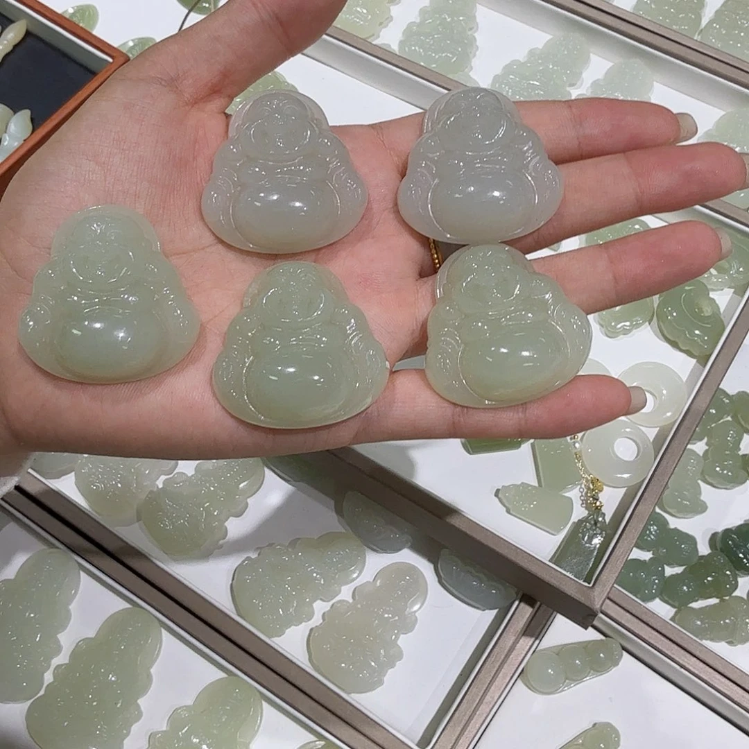 颈饰未镶嵌和田玉多样性拍一发一